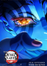 Filmplakat Demon Slayer: Kimetsu No Yiaba Infinity Castle - in engl. Fassung