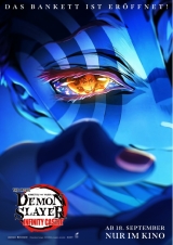 Filmplakat Demon Slayer: Kimetsu No Yaiba Infinity Castle in englischer Fassung